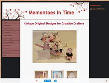 Tablet Screenshot of mementoesintime.com